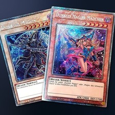 Dunkler Magier & Mädchen Set Platinum Secret Rare Yugioh 1. Auflage RA04-107 106