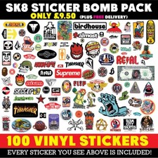 Skate Sticker Bomb -100
