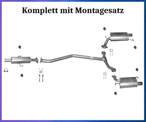 Auspuffanlage für mazda - auspuffanlage, 6