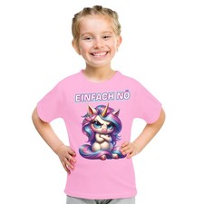 Mädchen T-Shirt Einfach Nö