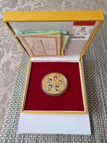 Medaille münze olympia 2008 - medaille,