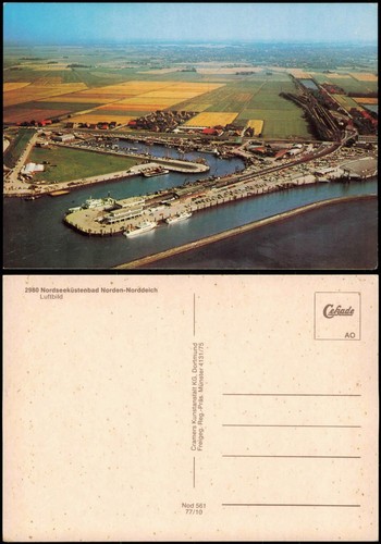 Norddeich norden luftaufnahme - norddeich-norden,