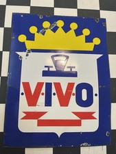 Vivo altes emailschild 1960 - vivo, um