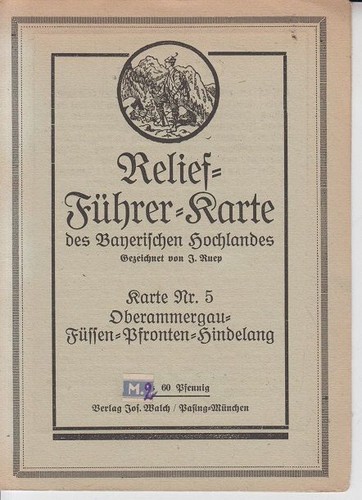 Relief führer karte des - relief-führer-karte,