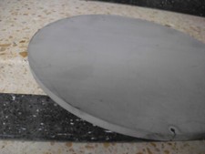 8 mm Edelstahl Scheibe  Durchmesser 252 mm  Nirosta Groß Ronde Blech VA Bodenpl.