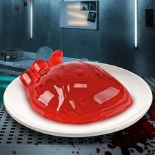 Unheimliche Party Deko Puddingförmchen Herz 16x12cm Halloween Puddinggießform