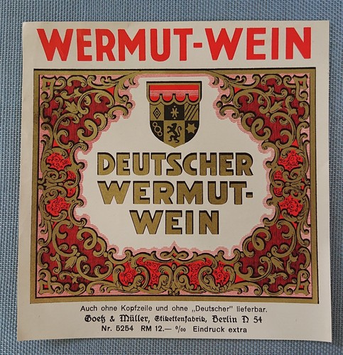 Altes weinetikett - altes,
