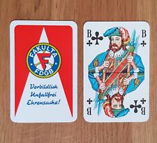 DDR Skat Kartenspiel Fakulta FDGB Skatspiel Altenburger Spielkarten Skatkarte