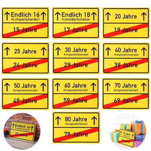 Ortsschild alles gute zum - ortsschild,