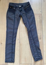 R Jonaco Jeans Gr. 34 / L32 Slim Low Straight schwarz sexy Röhre