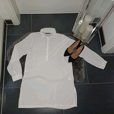 Neu blusenkleid L 42 44 weiß sommerkleid esmara Longbluse TopZustand