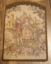 Antike Briefmappe Gobelin