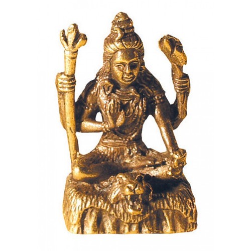 Shiva sitzend messing cm - shiva,