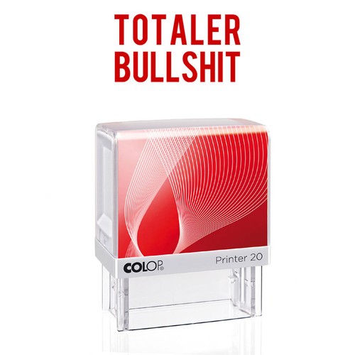Totaler bullshit - totaler,