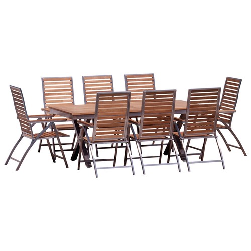 Gartengarnitur edelstahl teak - gartengarnitur,