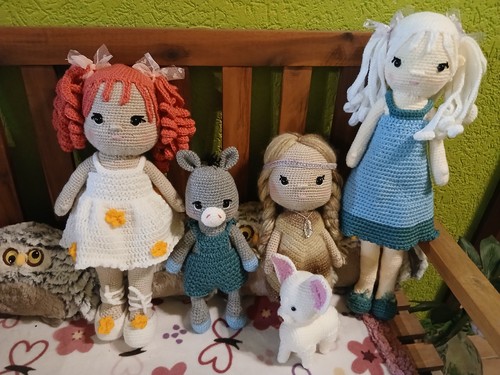 Amigurumi set 5 stk - amigurumi,
