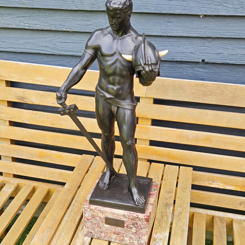 Bronze gladiator mit - cm,,