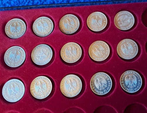 15x reichsmark hindenburg - 5,