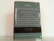 Der Kleine Pauly. Hier Band 3 ! Iuppiter bis Nasidienus. Lexikon der Antike. Auf