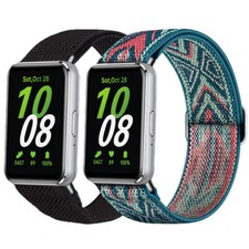 Ersatzband für Samsung Galaxy Fit 3 Nylon Klett anschmiegend elastisch Armband