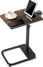 C-förmiger Beistelltisch höhenverstellbar Beistelltisch mit gewichtetem Untergestell Ideal Couchtisch