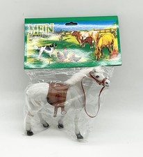 Vintage ,,Fliska Pferd weiß,, mittelgroß Kirmes  Jahrmarkt - 80er Jahre ,,NEU,,