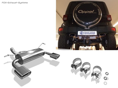 Duplex sportauspuff jeep - ,