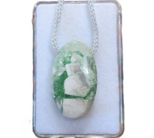 Variscit Cabochon Anhänger