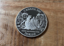 Canada dollar silber - silber, mackenzie