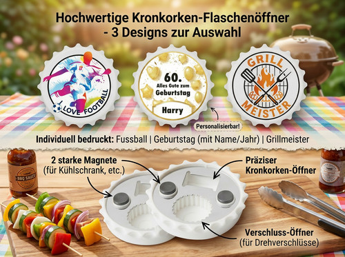 Magnetischer flaschenöffner - magnetischer,