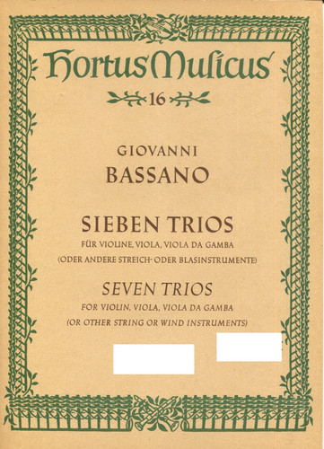Giovanni bassano trios - giovanni, 7