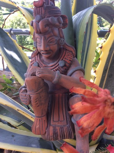 Präkolumbische ton statue - präkolumbische, ton-