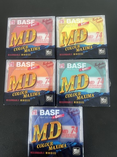 Basf minidisc colour - basf, maxima