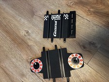 Carrera Go , Start / Finish Anschlussschiene + Rundenzähler/ Schienen angelaufen