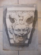 Antoine Jallat Kohlezeichnung