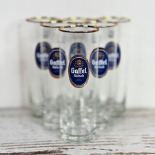 6 x Gaffel Kölsch Biergläser • Stange 0,25 l • Kneipengläser