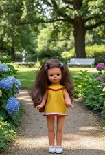 Schöne  DDR Puppe Modepuppe 40cm SELTEN! 60-er Jahre   voll aus Vinyl