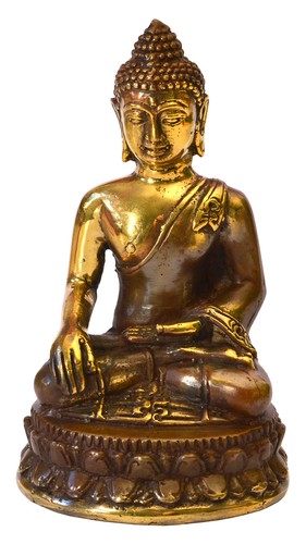 Thai buddha messing antik - "thai,