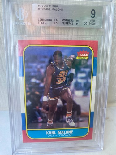1986 fleer karl malone - fleer,