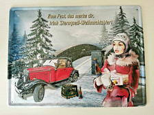 Metallschild, Blech, Reklame