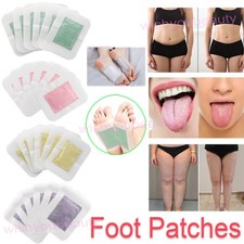 10PACK Detox Foot Patches Foot Pads Body Toxins Feet Slimming Cleansing Herbal