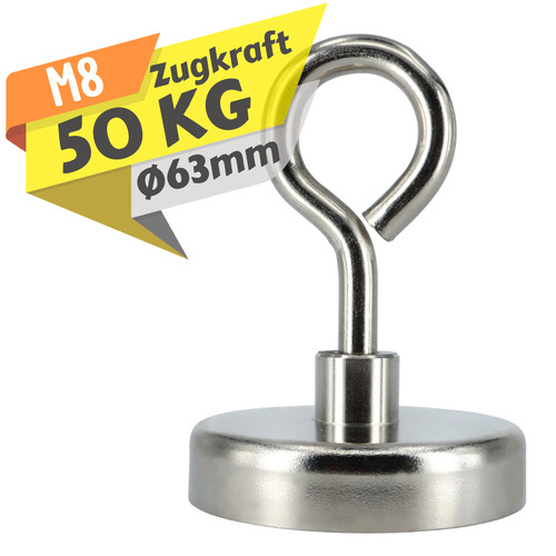 Power bergemagnet 50kg stark - 50kg,
