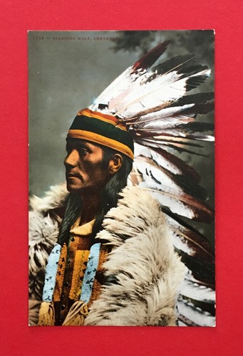 Künstler 1911 indianer - ak,