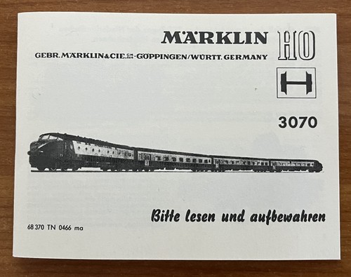 Für märklin 3070 - für, /