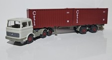 Wiking H0 1:87 LKW MB MERCEDES 2223 Sattelzug2x 20ft CONTAINER"CTI 3achsige SZGM