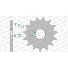 Stahl Ritzel für Cagiva Navigator 1000 2001 M500AA 525er 16 Zähne