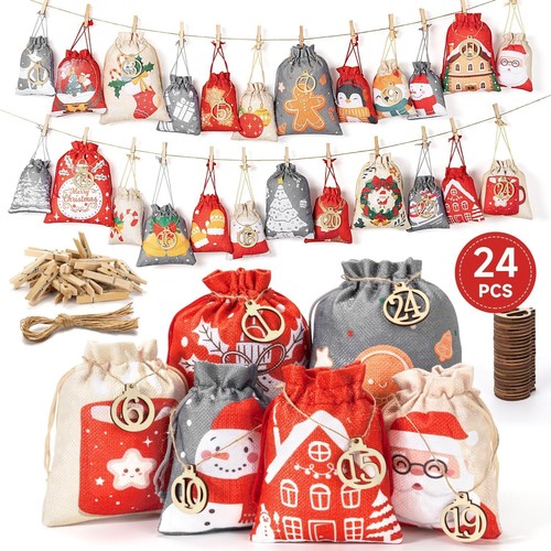 Adventskalender stoff - adventskalender,