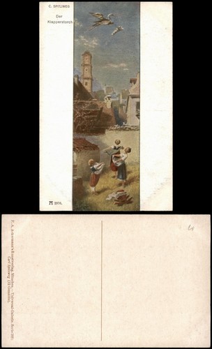 Ansichtskarte spitzweg der - ansichtskarte,