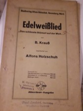 4 alte Akkordeon Ausgaben Notenhefte Musikverlag Alfons Holzschuh