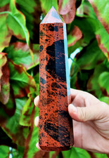 220 mm Roter Mahagoni Obelisk